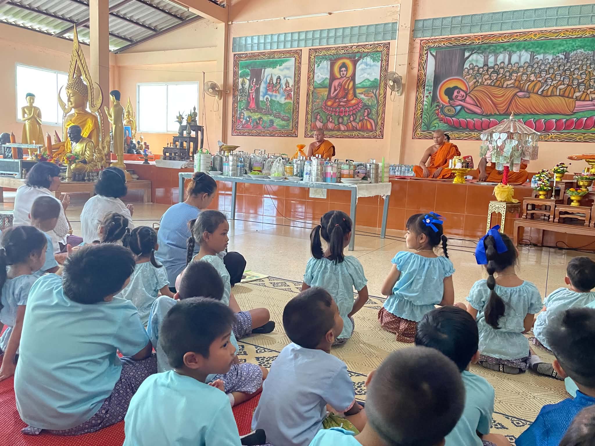 กิจกรรม “ยกชั้นไปวัดวันพระ” นำนักเรียนระดับชั้นอนุบาลร่วมสืบสานประเพณีไทยและทำนุบำรุงพระพุทธศาสนา ณ วัดอุไดพัฒนาวาส